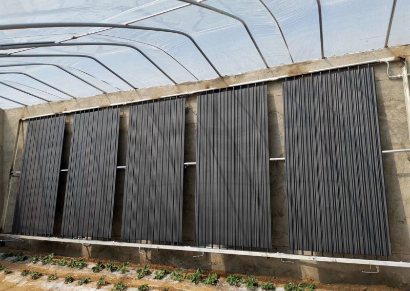 蔬菜大棚供暖案例-利用供暖翅片